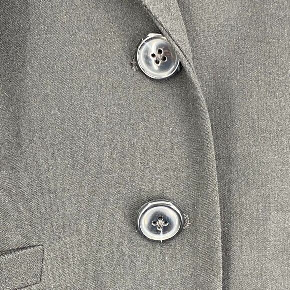 212 Collection Blazer Womens 6 Black Stretch 2 Button Long Sleeve Lined Career - Picture 6 of 12